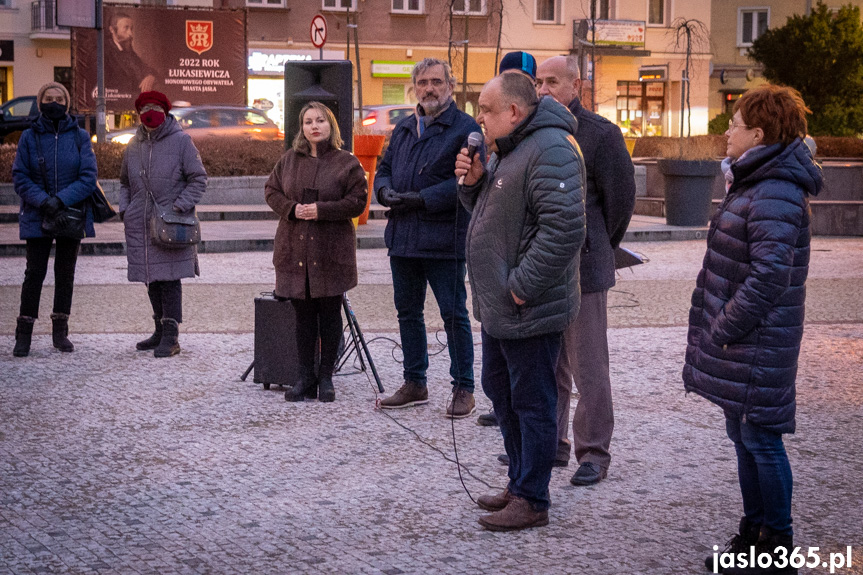 Protest w Jaśle