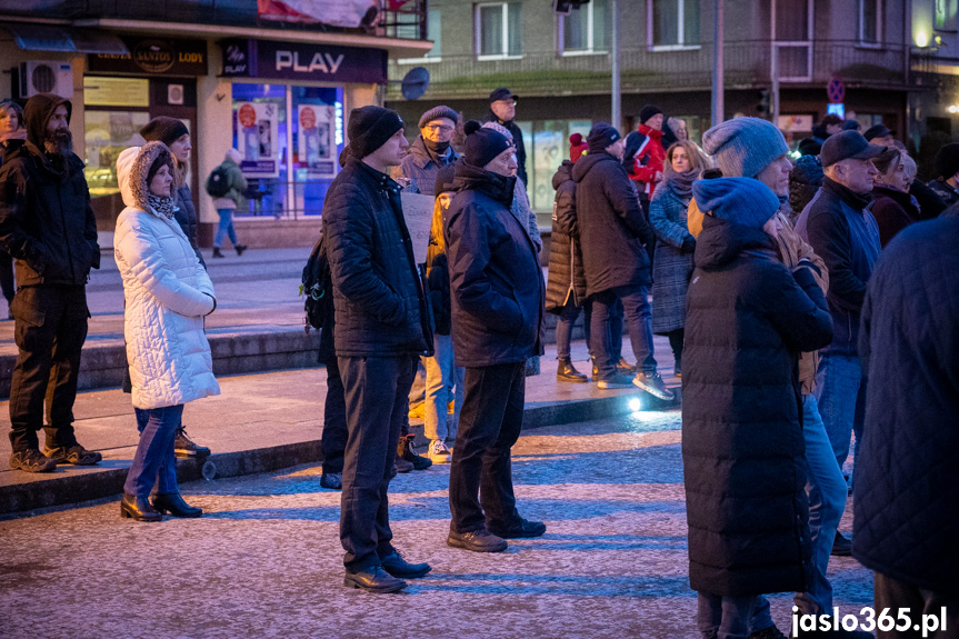 Protest w Jaśle