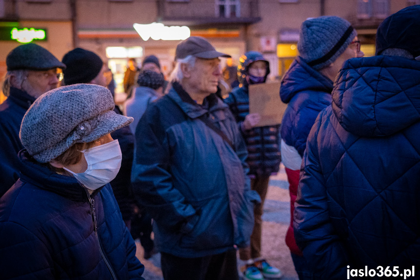 Protest w Jaśle