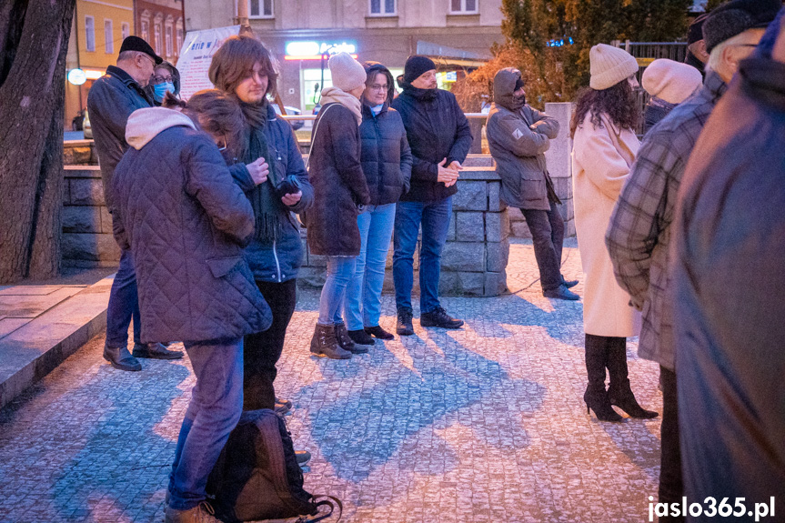 Protest w Jaśle