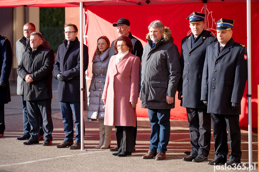 Przekazanie sprzętu w KP PSP w Jaśle