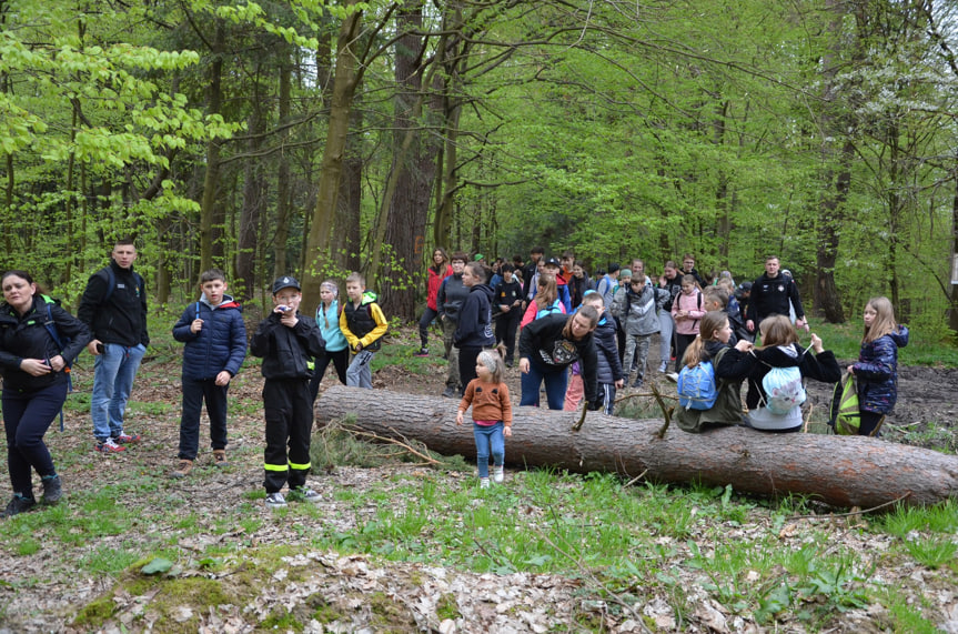 Przeszli szlakiem z Gorajowic do Bierówki