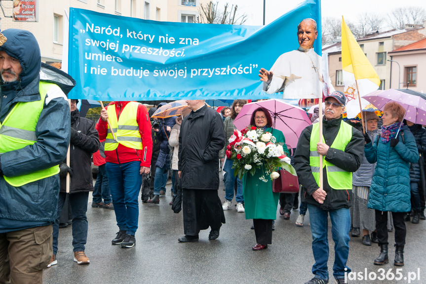 Przez Jasło przeszedł Marsz Papieski