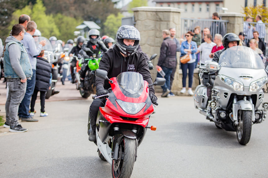 Rozpoczęcie sezonu motocyklowego w Dębowcu