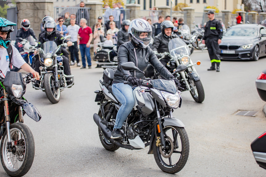 Rozpoczęcie sezonu motocyklowego w Dębowcu