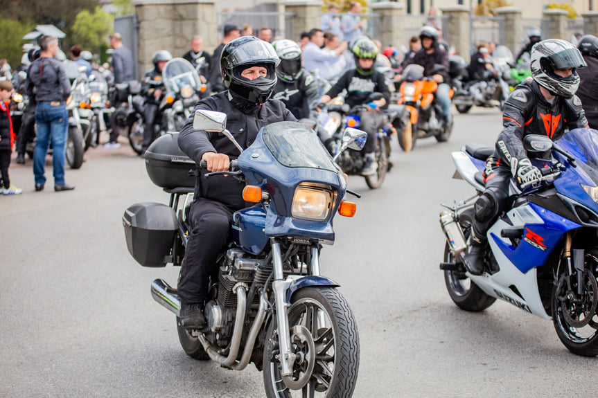 Rozpoczęcie sezonu motocyklowego w Dębowcu