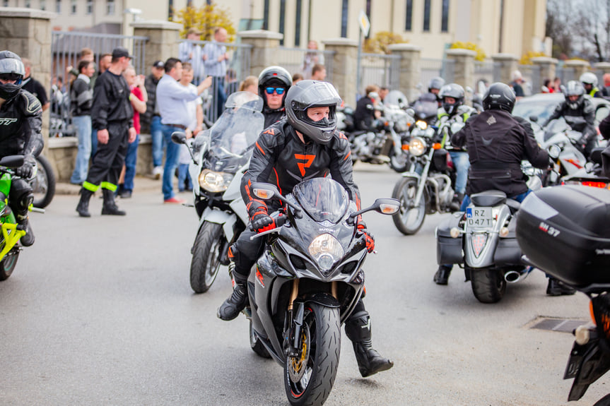 Rozpoczęcie sezonu motocyklowego w Dębowcu