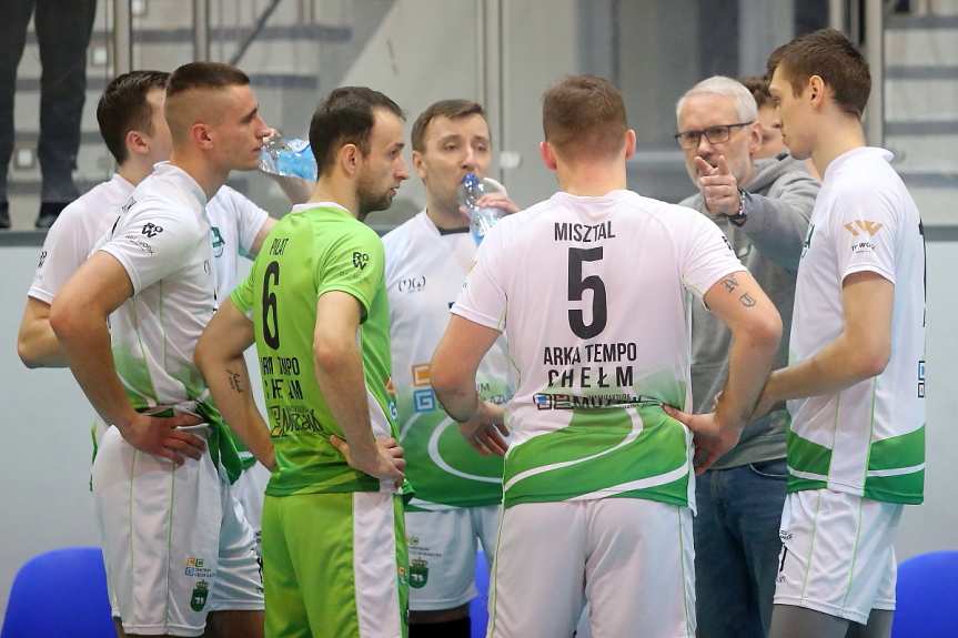 Siatkówka. II liga mężczyzn. Mecz MKS MOSiR Jasło - Arka Tempo Chełm 3-1