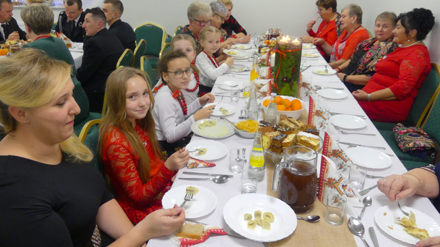 Spotkanie wigilijne mieszkańców w Bączalu Dolnym