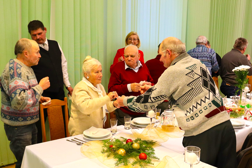 Spotkanie wigilijne w Dębowcu