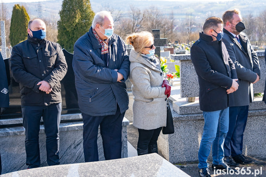 Uroczystość przy grobie senatora Stanisława Zająca