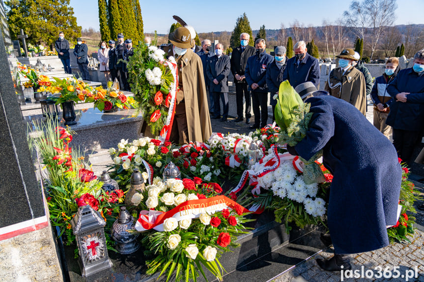 Uroczystość przy grobie senatora Stanisława Zająca