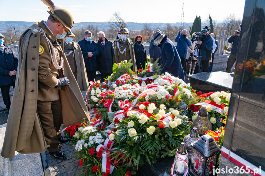 Uroczystość przy grobie senatora Stanisława Zająca