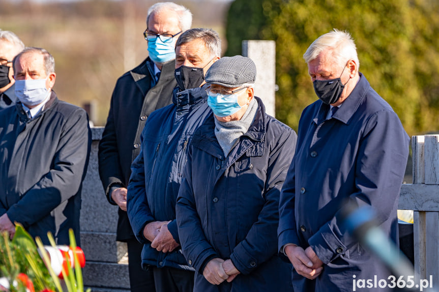 Uroczystość przy grobie senatora Stanisława Zająca