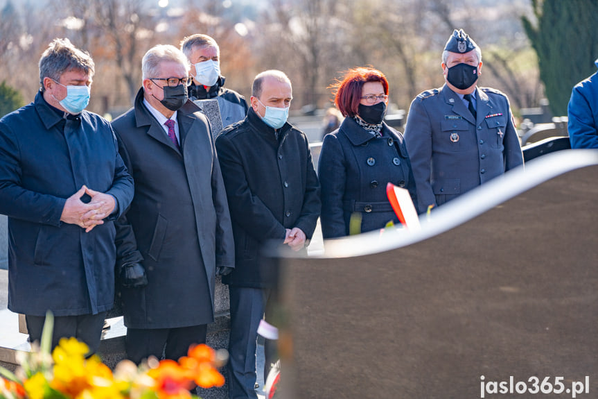 Uroczystość przy grobie senatora Stanisława Zająca