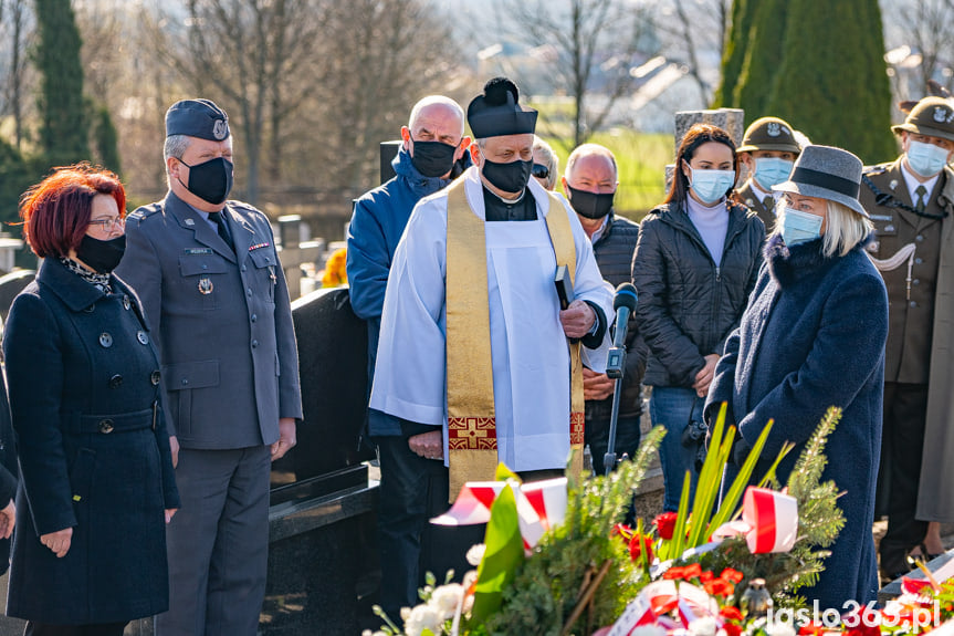 Uroczystość przy grobie senatora Stanisława Zająca