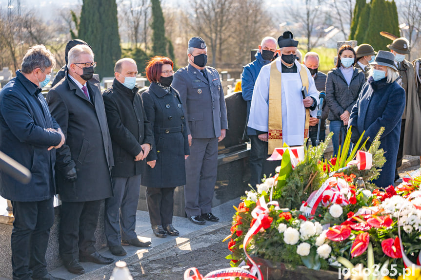 Uroczystość przy grobie senatora Stanisława Zająca