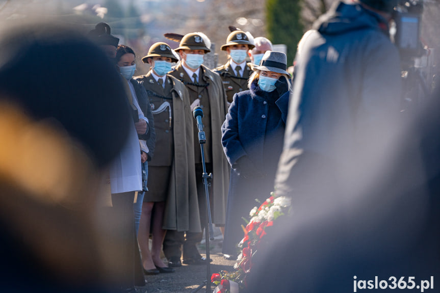 Uroczystość przy grobie senatora Stanisława Zająca