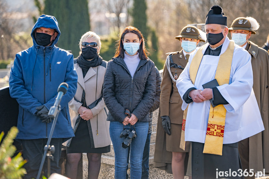 Uroczystość przy grobie senatora Stanisława Zająca