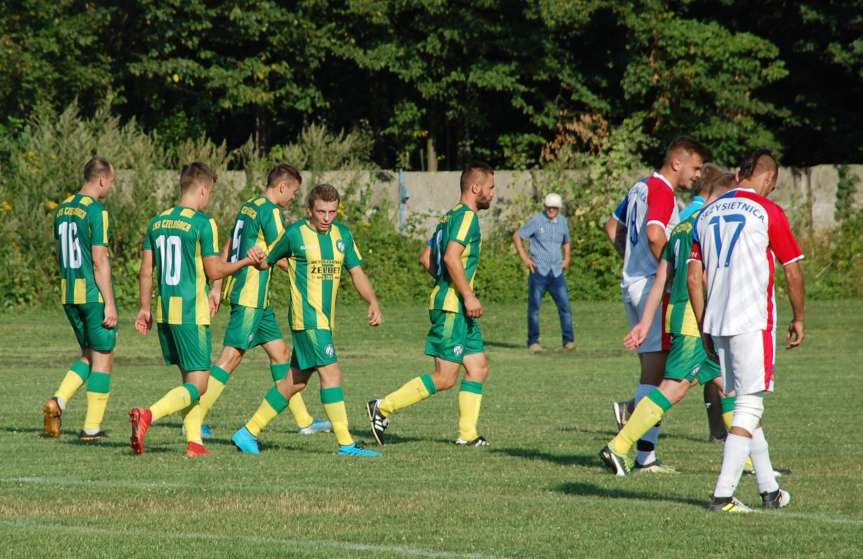 V liga krośnieńska. Mecz LKS Czeluśnica - Iskra Przysietnica 2-0