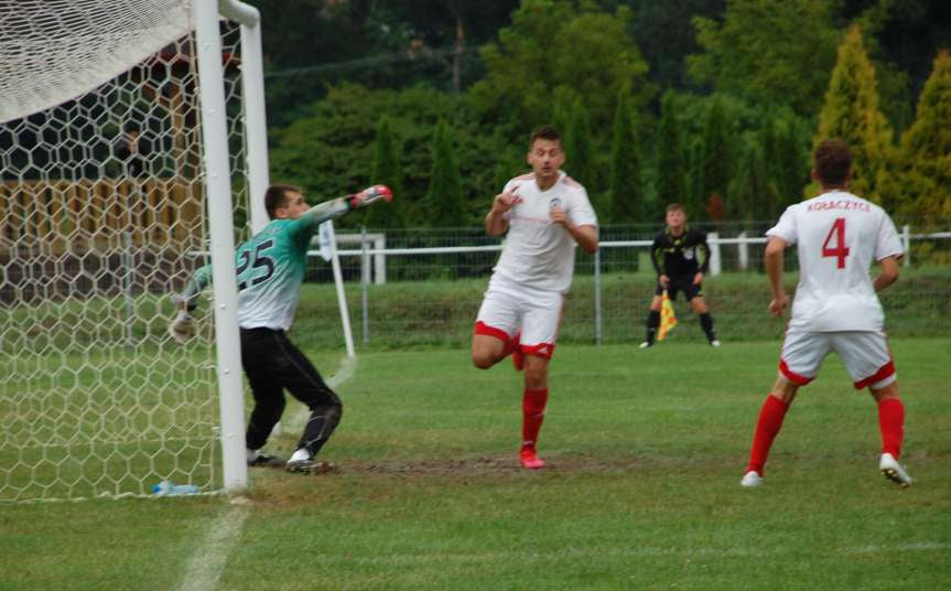 V liga krośnieńska. Mecz Ostoja Kołaczyce - Tempo Nienaszów 4-5