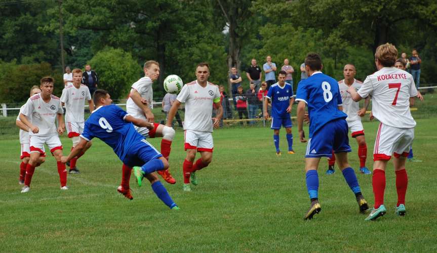 V liga krośnieńska. Mecz Ostoja Kołaczyce - Tempo Nienaszów 4-5