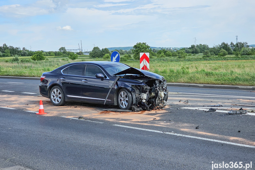 Wypadek na Bieszczadzkiej w Jaśle