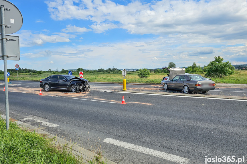 Wypadek na Bieszczadzkiej w Jaśle