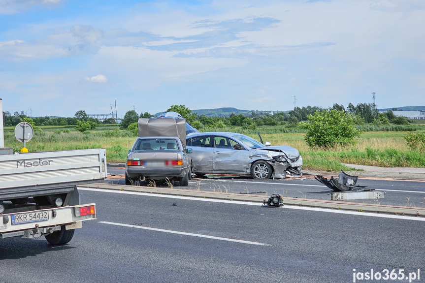 Wypadek na Bieszczadzkiej w Jaśle