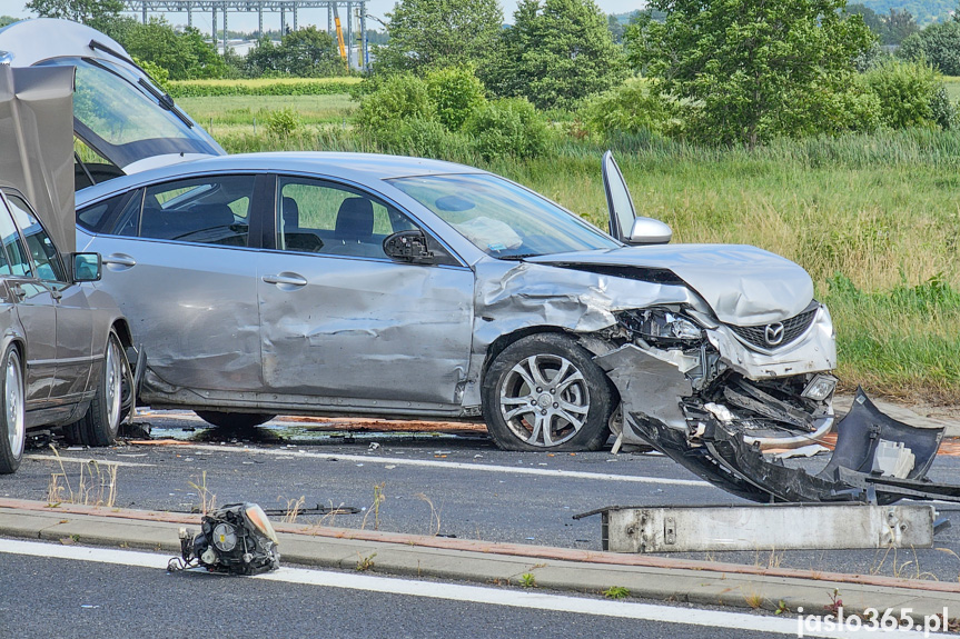 Wypadek na Bieszczadzkiej w Jaśle