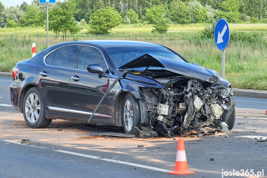 Wypadek na Bieszczadzkiej w Jaśle