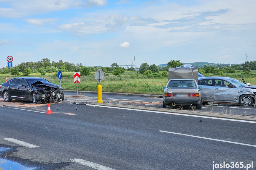 Wypadek na Bieszczadzkiej w Jaśle