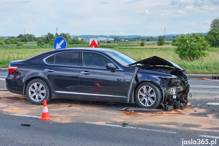 Wypadek na Bieszczadzkiej w Jaśle