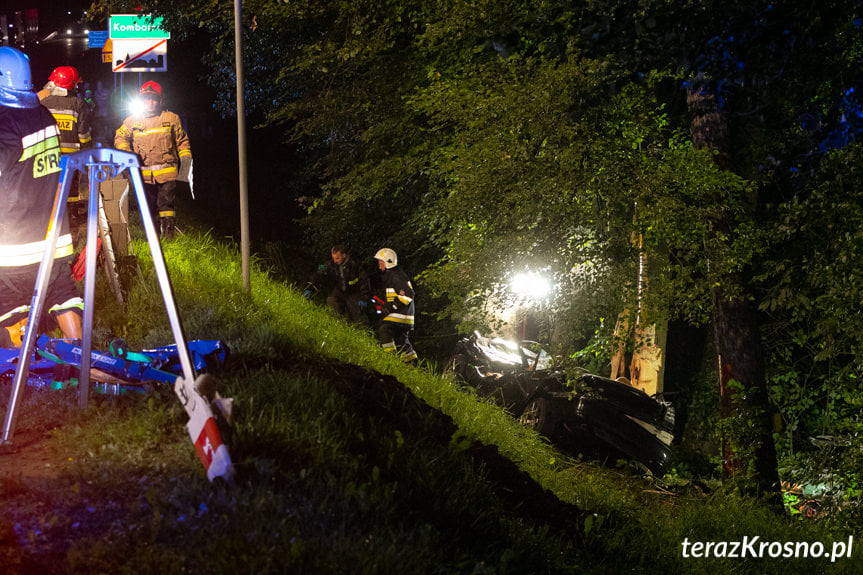 Wypadek na DK19 w Jasienicy Rosielnej