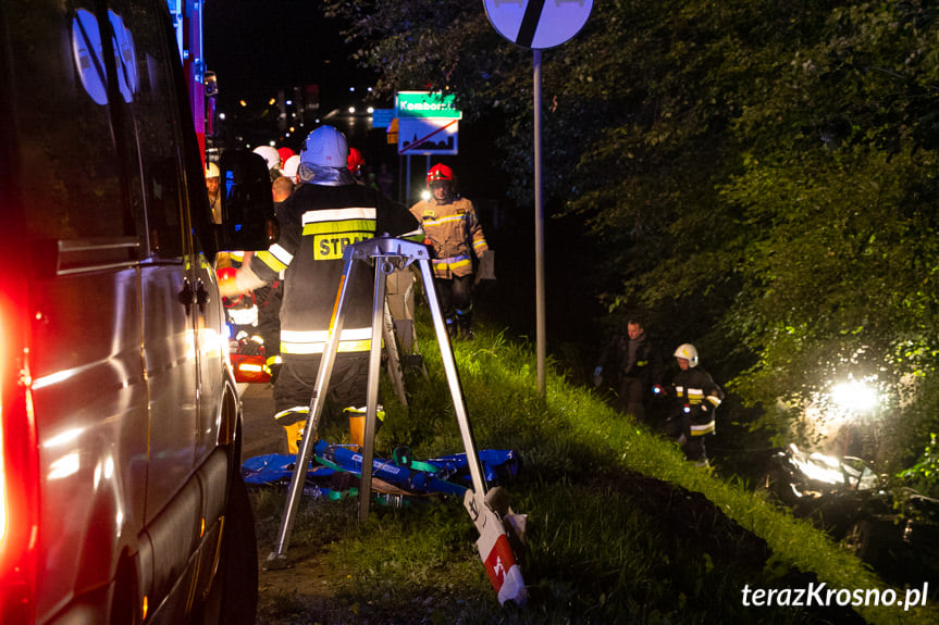 Wypadek na DK19 w Jasienicy Rosielnej