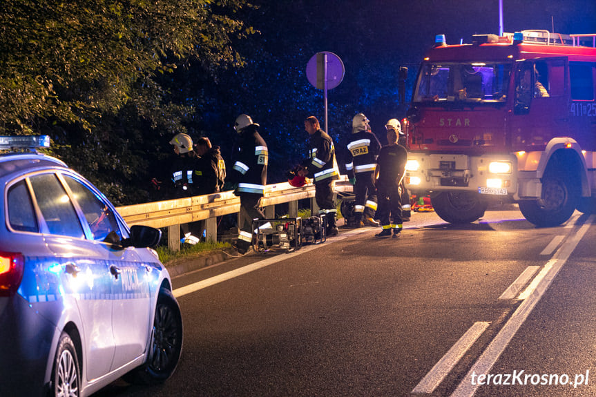 Wypadek na DK19 w Jasienicy Rosielnej