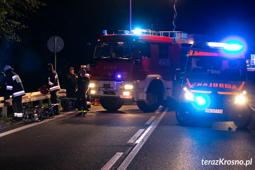 Wypadek na DK19 w Jasienicy Rosielnej