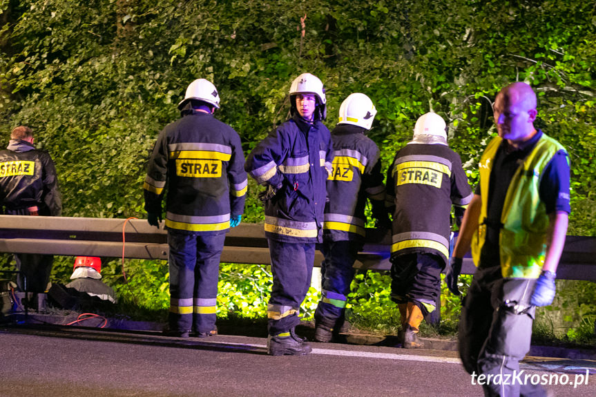 Wypadek na DK19 w Jasienicy Rosielnej