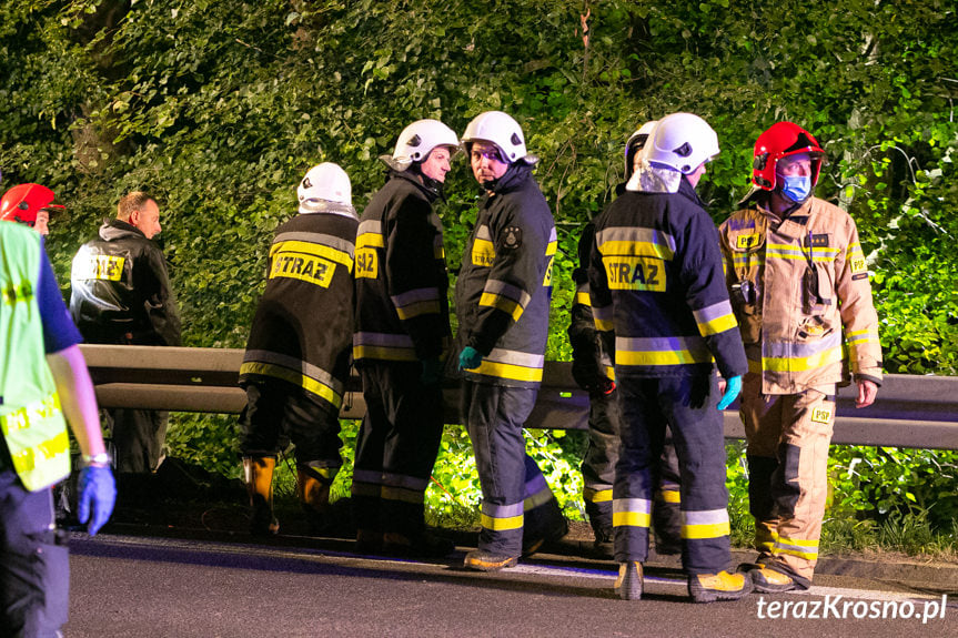 Wypadek na DK19 w Jasienicy Rosielnej