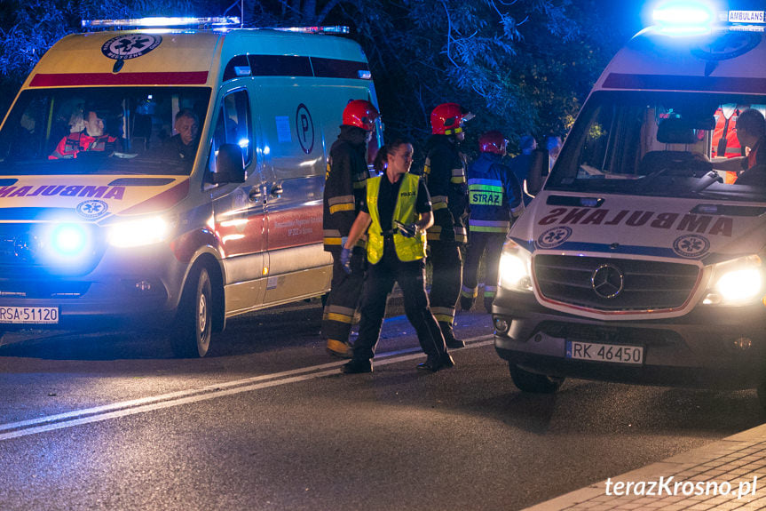 Wypadek na DK19 w Jasienicy Rosielnej