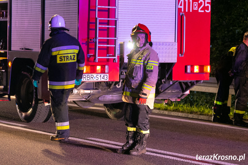 Wypadek na DK19 w Jasienicy Rosielnej