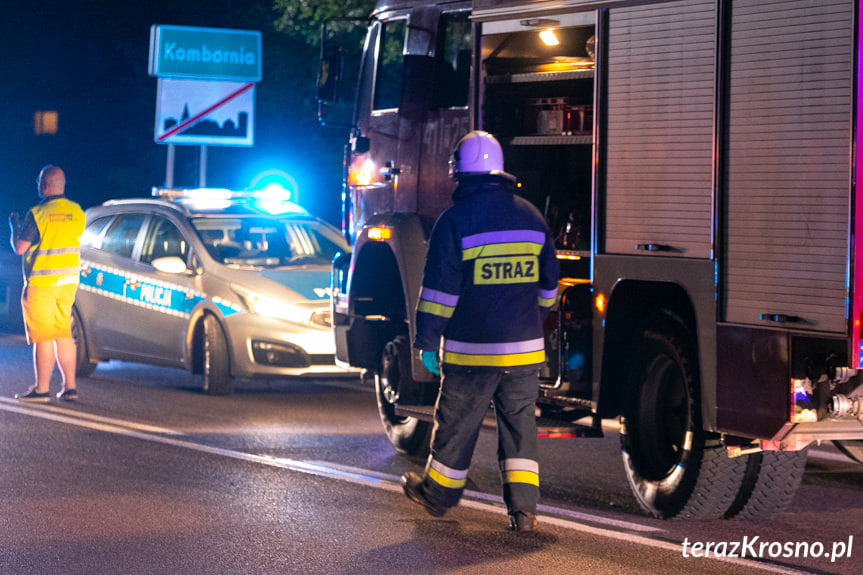 Wypadek na DK19 w Jasienicy Rosielnej