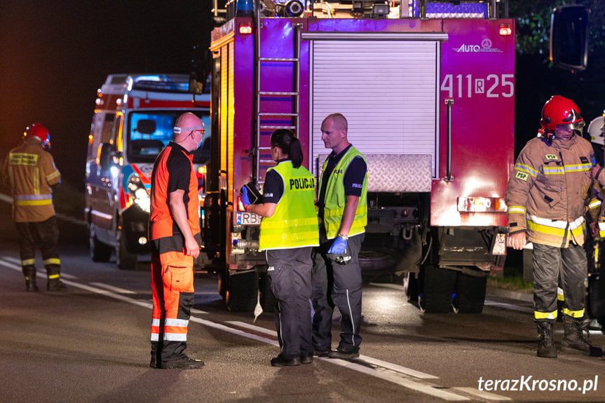 Wypadek na DK19 w Jasienicy Rosielnej