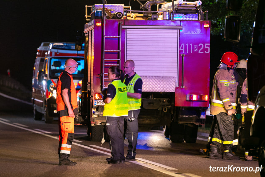 Wypadek na DK19 w Jasienicy Rosielnej