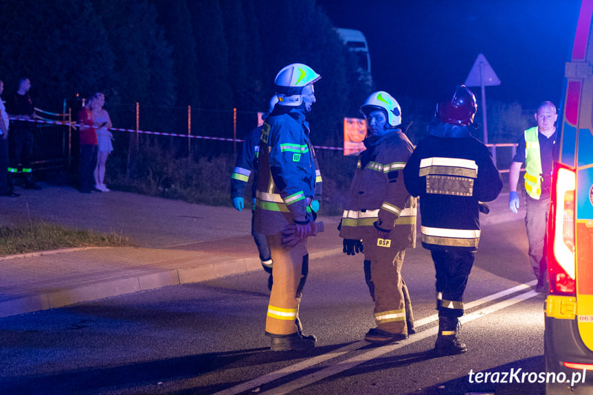 Wypadek na DK19 w Jasienicy Rosielnej