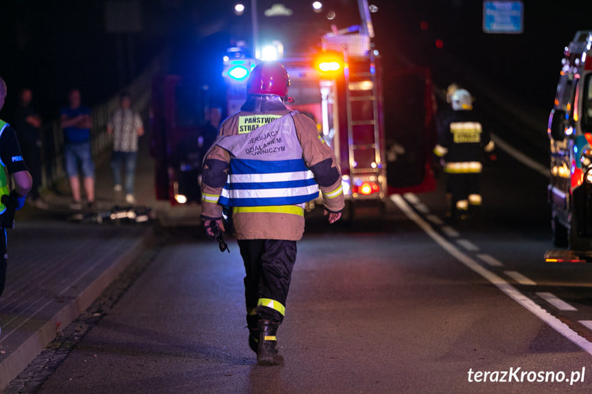 Wypadek na DK19 w Jasienicy Rosielnej