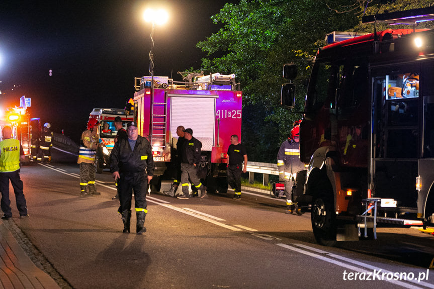 Wypadek na DK19 w Jasienicy Rosielnej