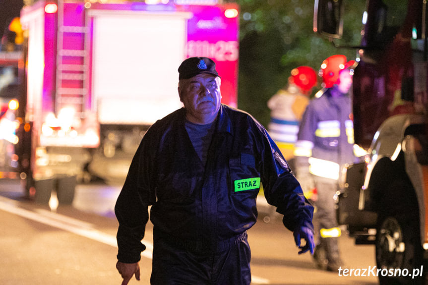 Wypadek na DK19 w Jasienicy Rosielnej