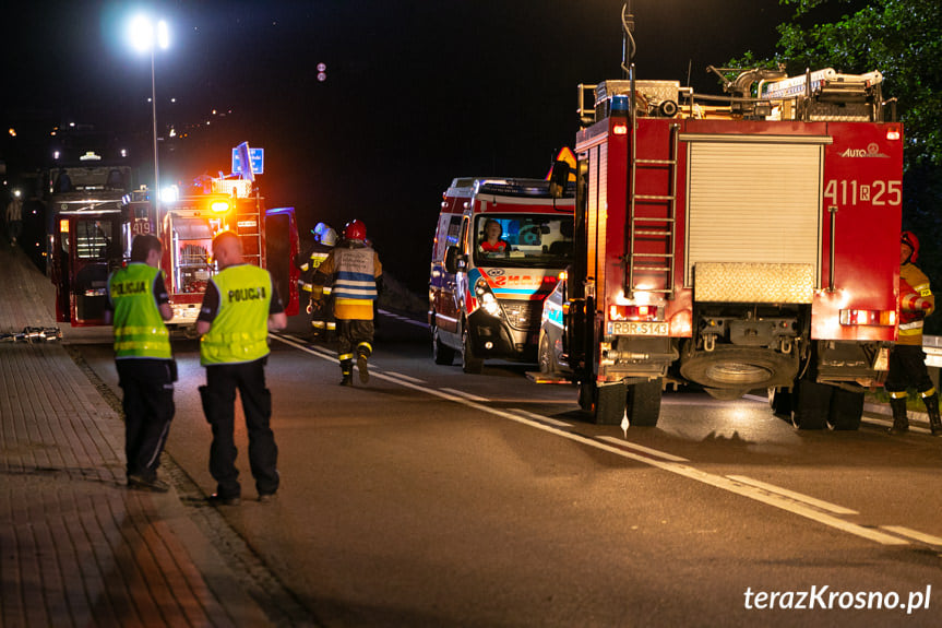 Wypadek na DK19 w Jasienicy Rosielnej