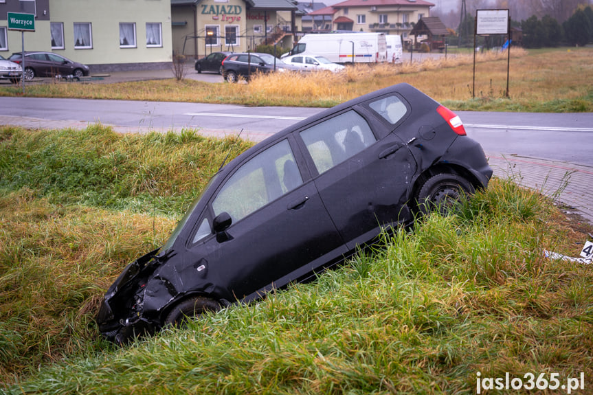 Wypadek na DK28 w Jaśle